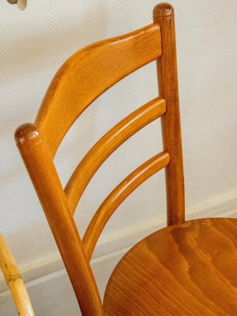 Claude, la chaise bistrot en bois clair N°1038