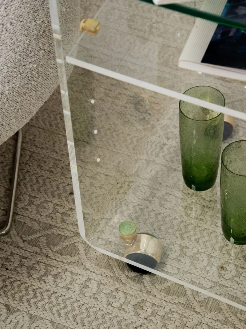 Anouk, la desserte en verre et plexi N°181