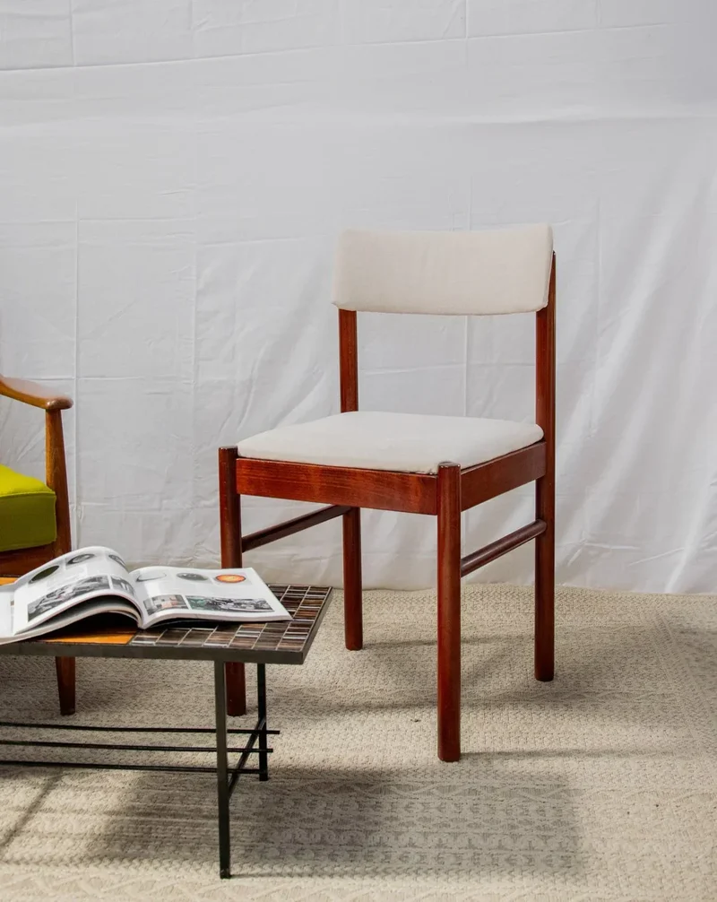 Alma, la chaise Baumann en tissu N°836