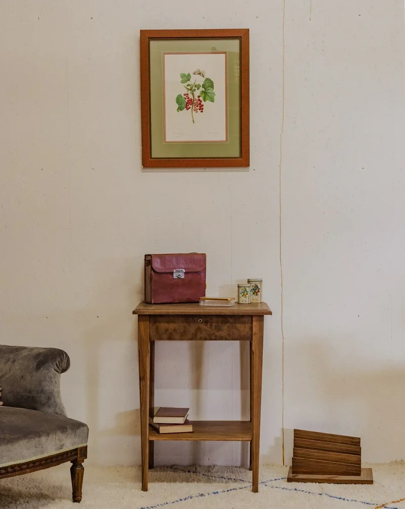 Brigitte, la travailleuse vintage en bois N°156