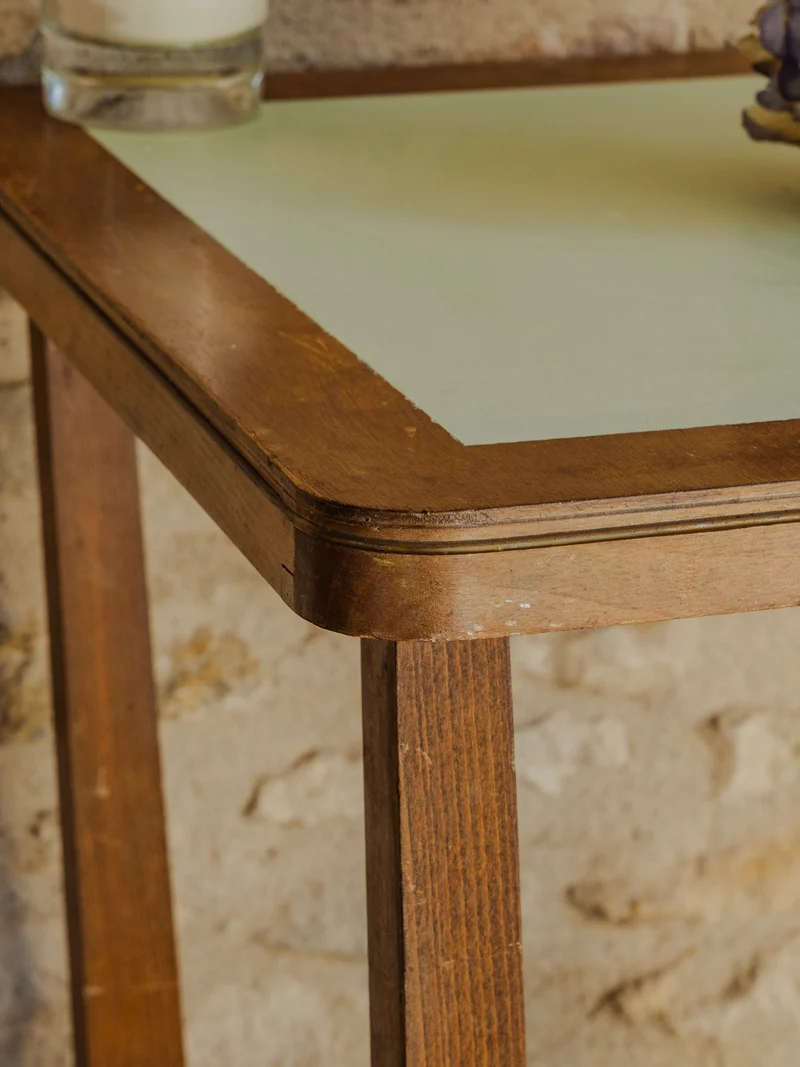 Henriette, la desserte à deux plateaux en bois N°179