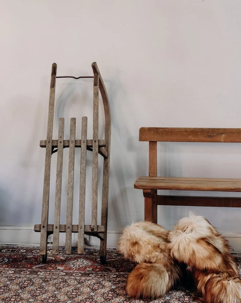 Alix, la luge décorative en bois N°526