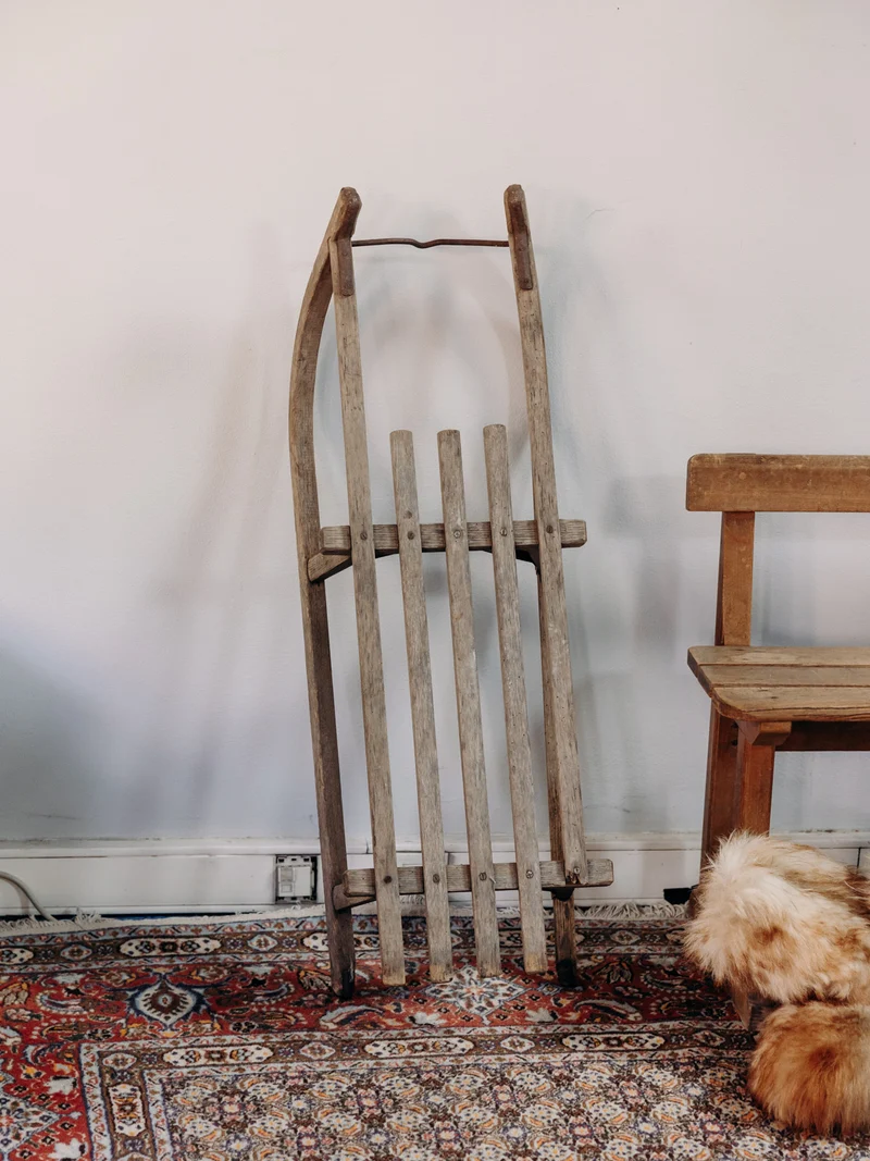 Alix, la luge décorative en bois N°526