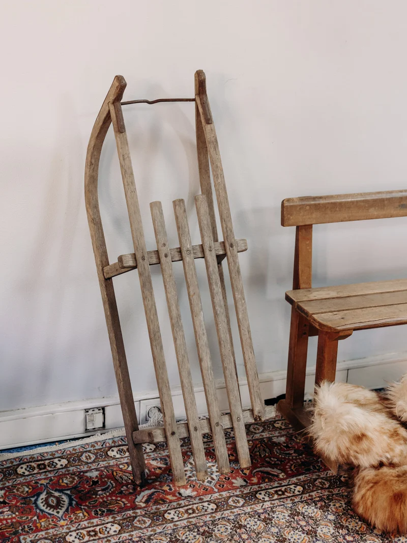 Alix, la luge décorative en bois N°526