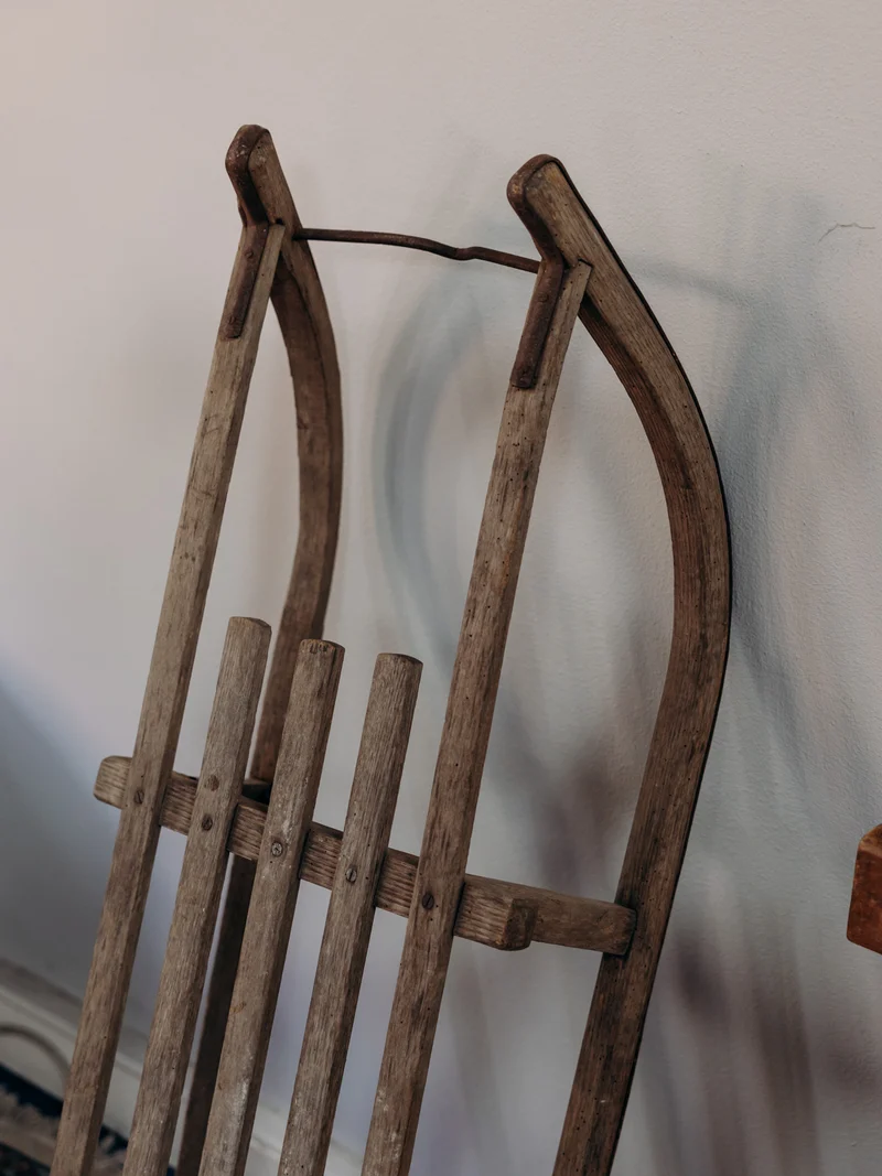 Alix, la luge décorative en bois N°526