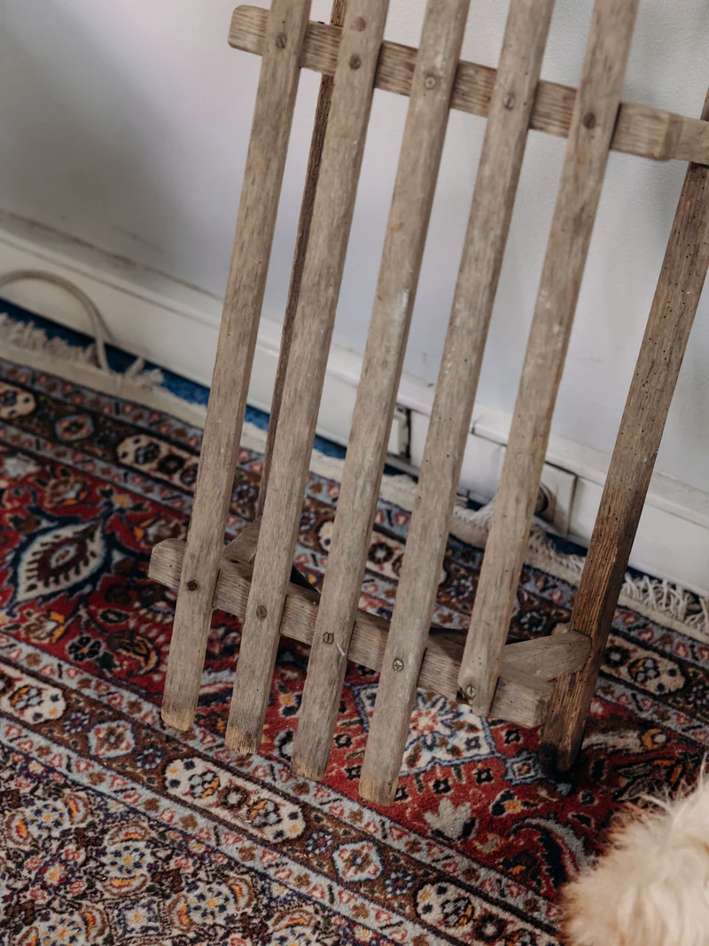 Alix, la luge décorative en bois N°526