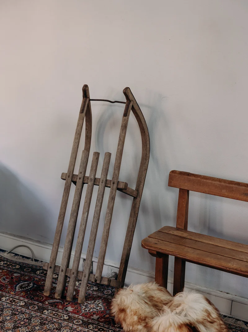 Alix, la luge décorative en bois N°526
