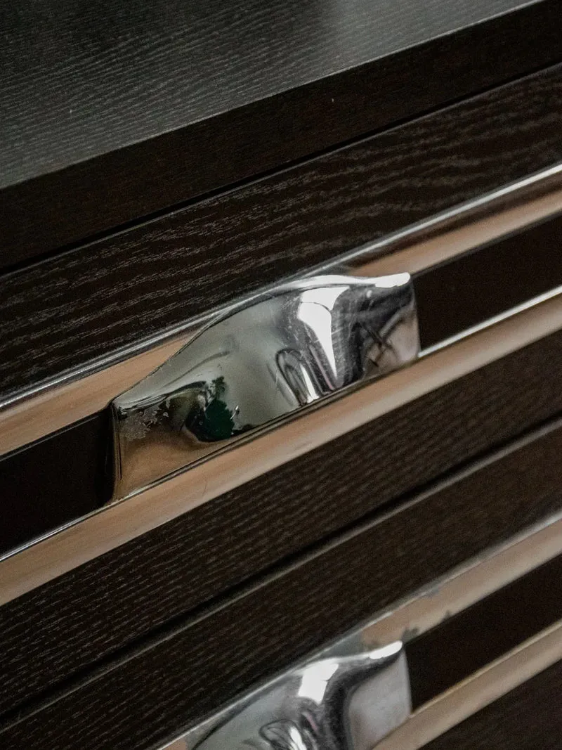 Maïa, la paire de chevets en bois et métal N°684