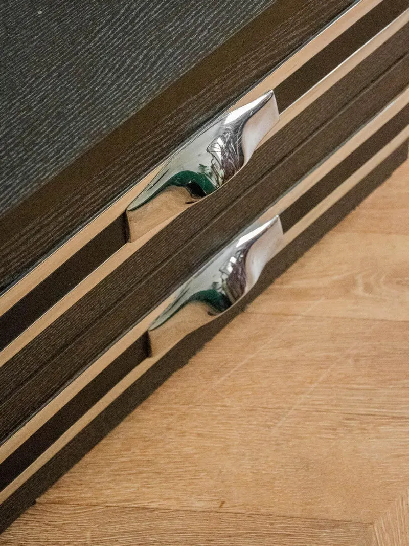 Maïa, la paire de chevets en bois et métal N°684