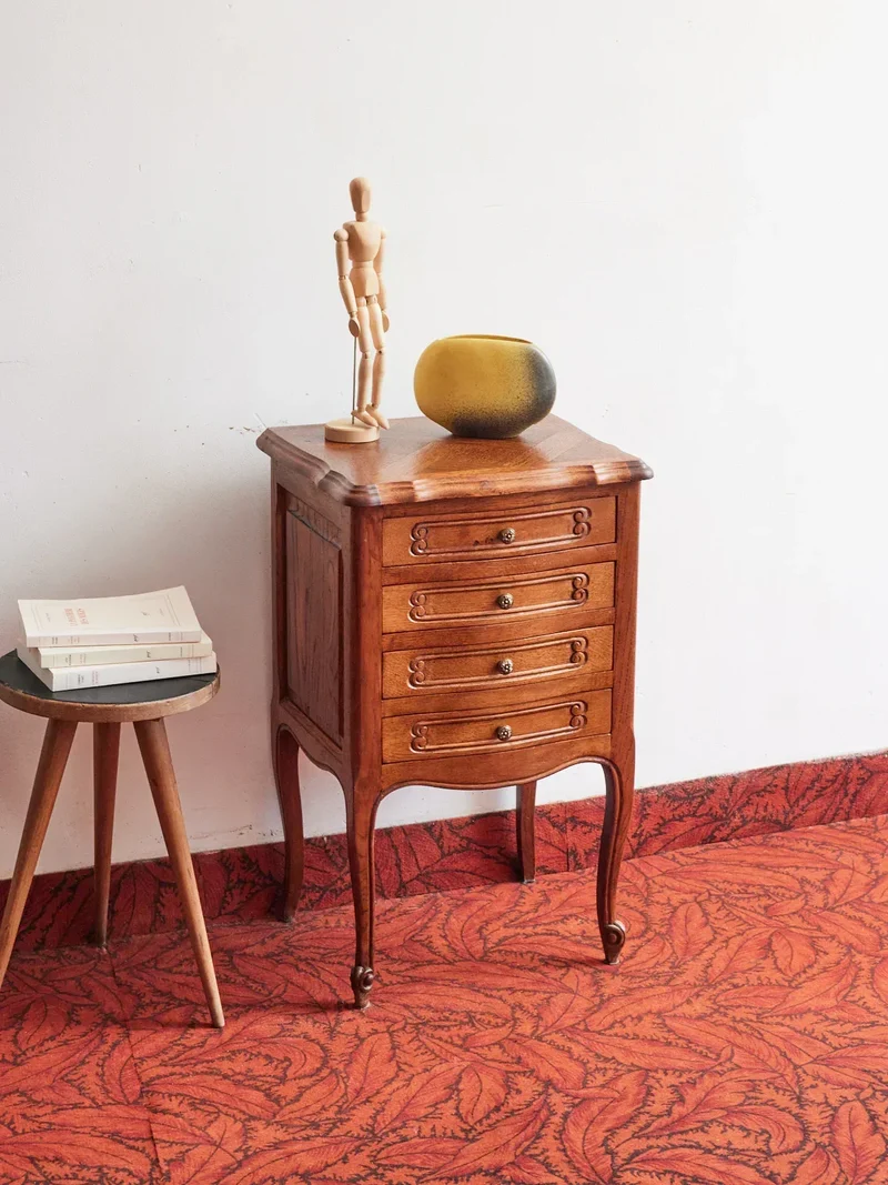 Odile, la table de chevet en bois N°1210
