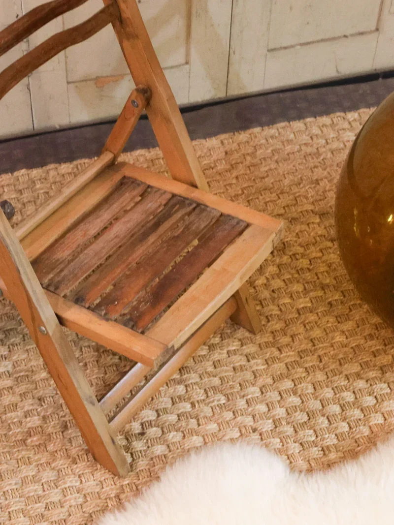 Ernestine, la chaise pour enfant pliable en bois N°296