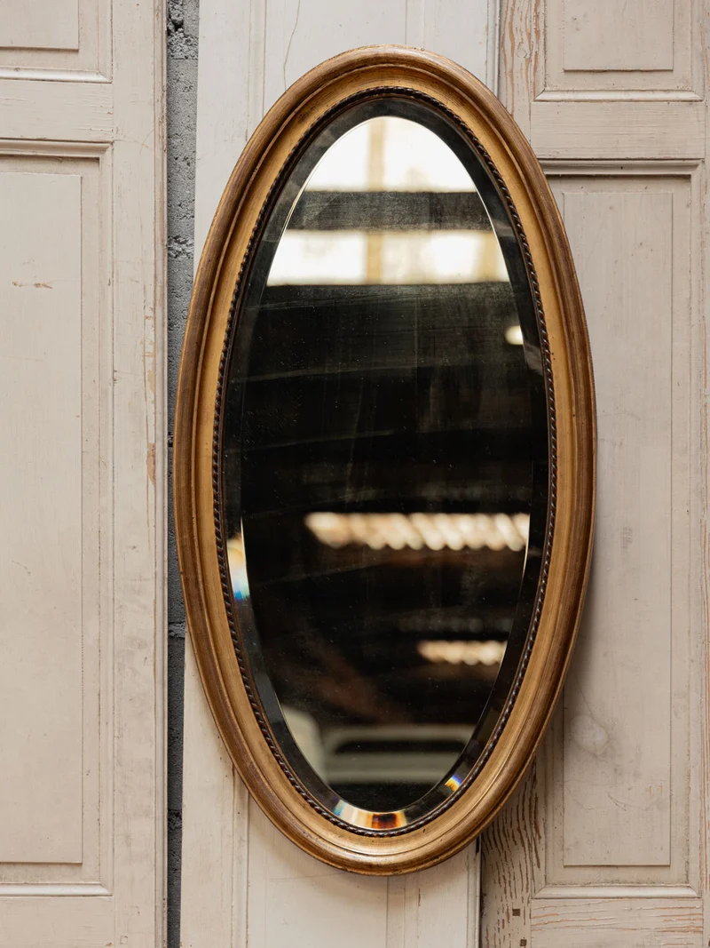 Georges, le miroir ovale doré N°1007
