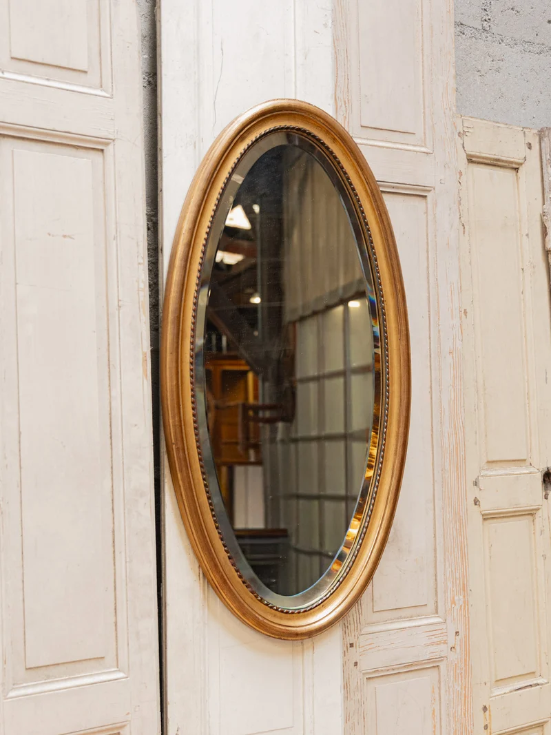 Georges, le miroir ovale doré N°1007