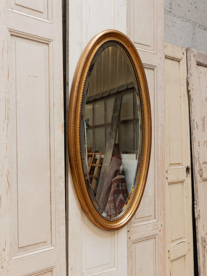 Georges, le miroir ovale doré N°1007