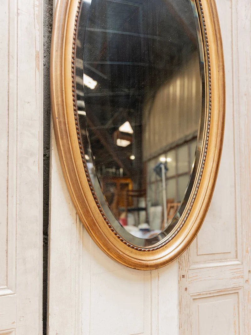 Georges, le miroir ovale doré N°1007