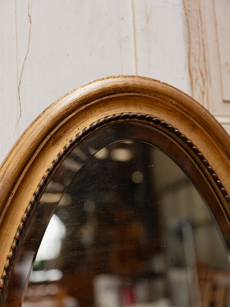 Georges, le miroir ovale doré N°1007