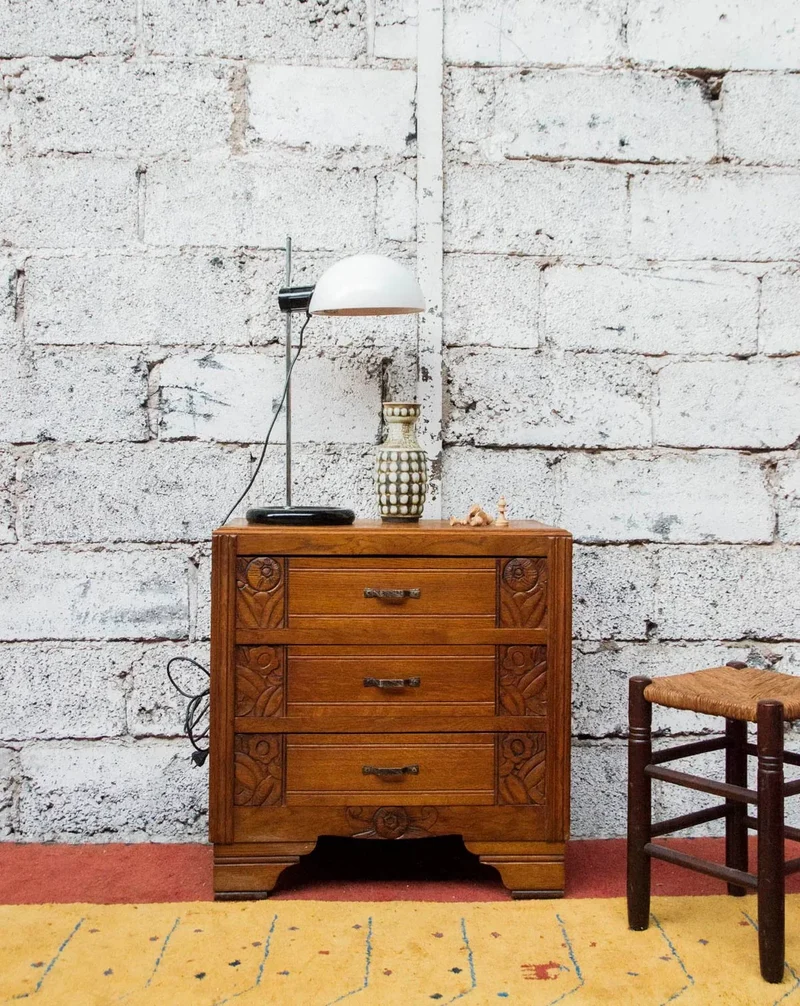 Garance, la commode Art déco en bois foncé N°521