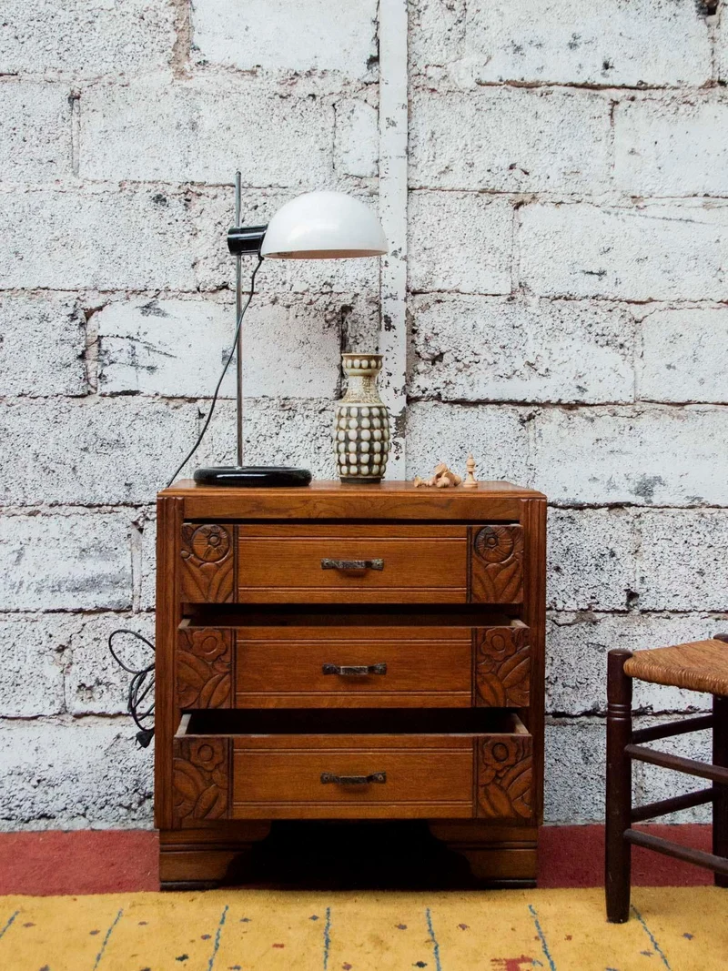 Garance, la commode Art déco en bois foncé N°521