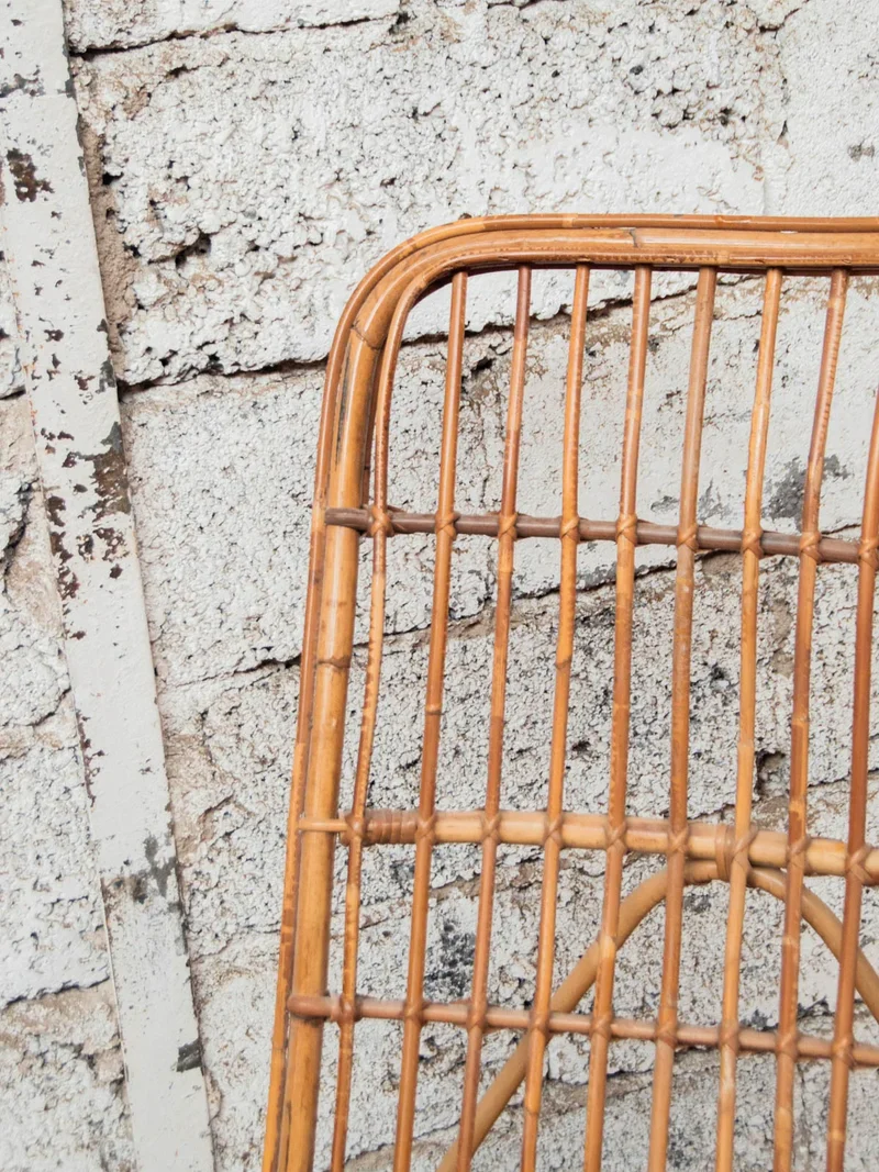 Alibert, le rocking-chair en rotin clair N°68