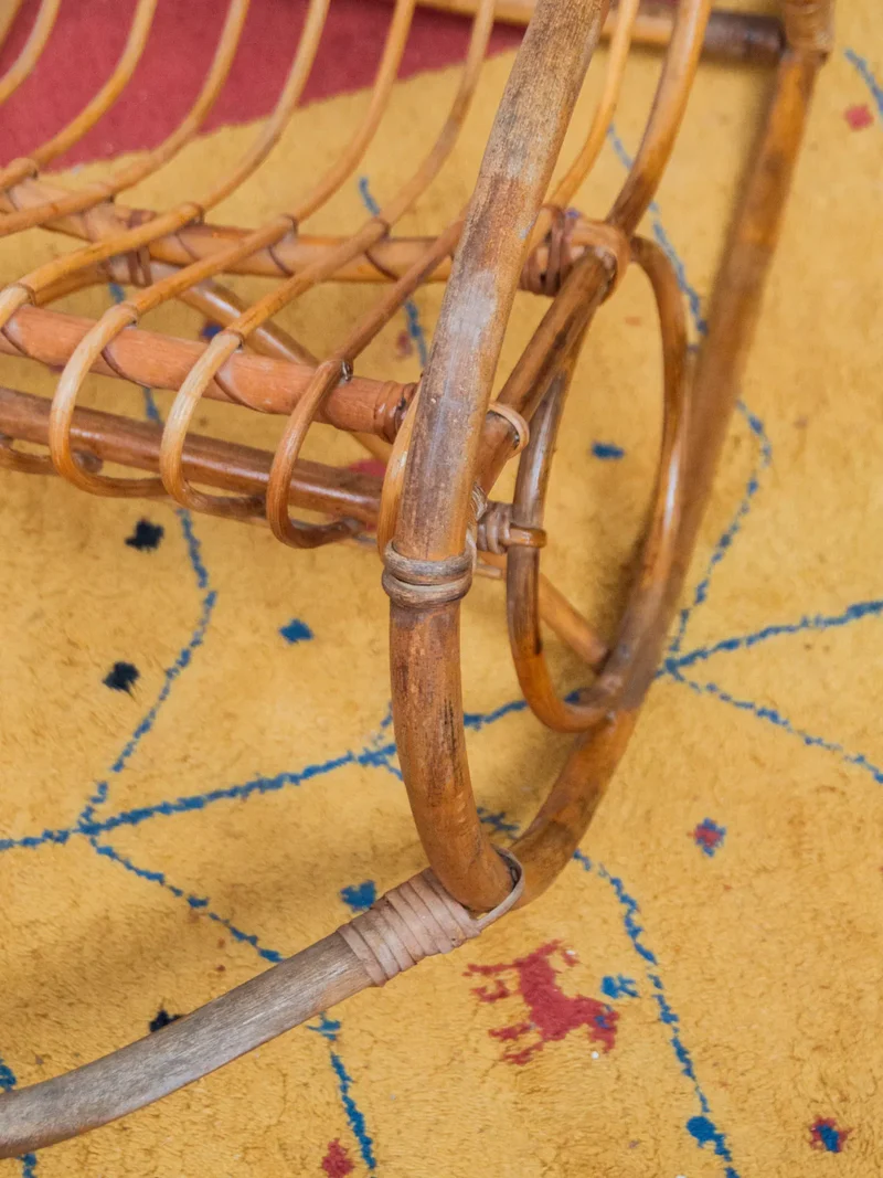 Alibert, le rocking-chair en rotin clair N°66