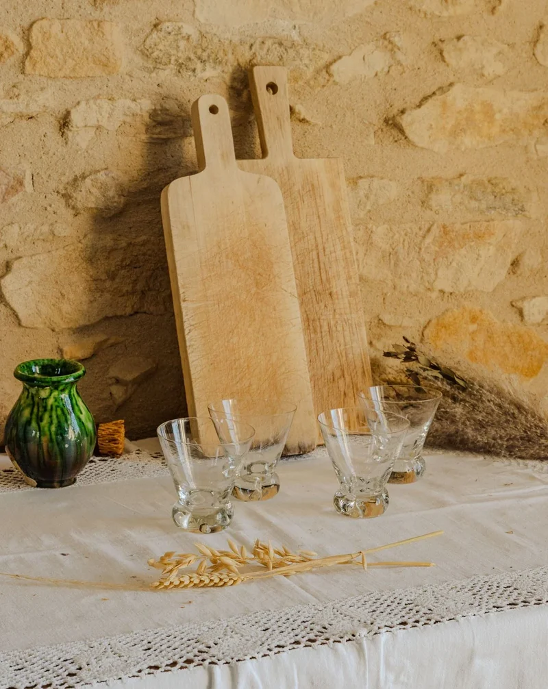 Nestor, le lot de 4 verres en verre N°607