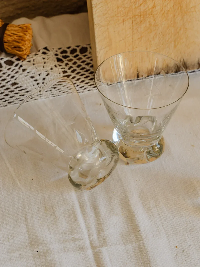 Nestor, le lot de 4 verres en verre N°607