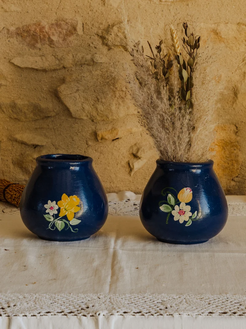 Edmond, la paire de petits vases en céramique N°146