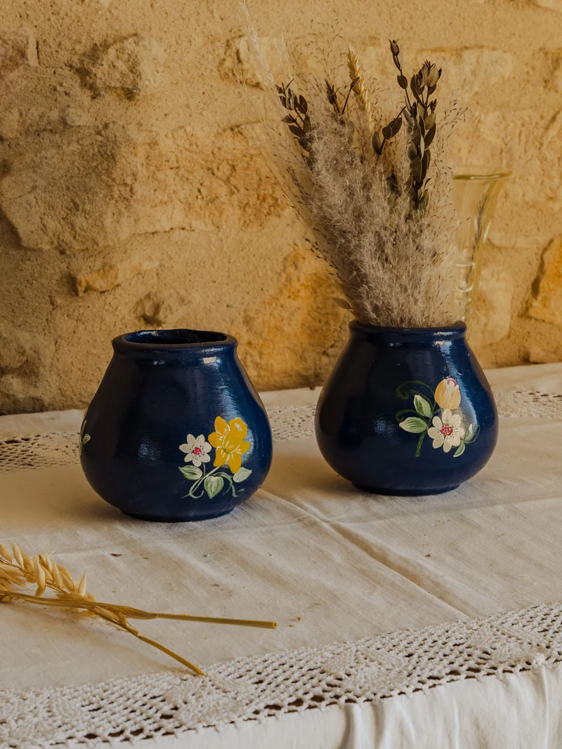 Edmond, la paire de petits vases en céramique N°146