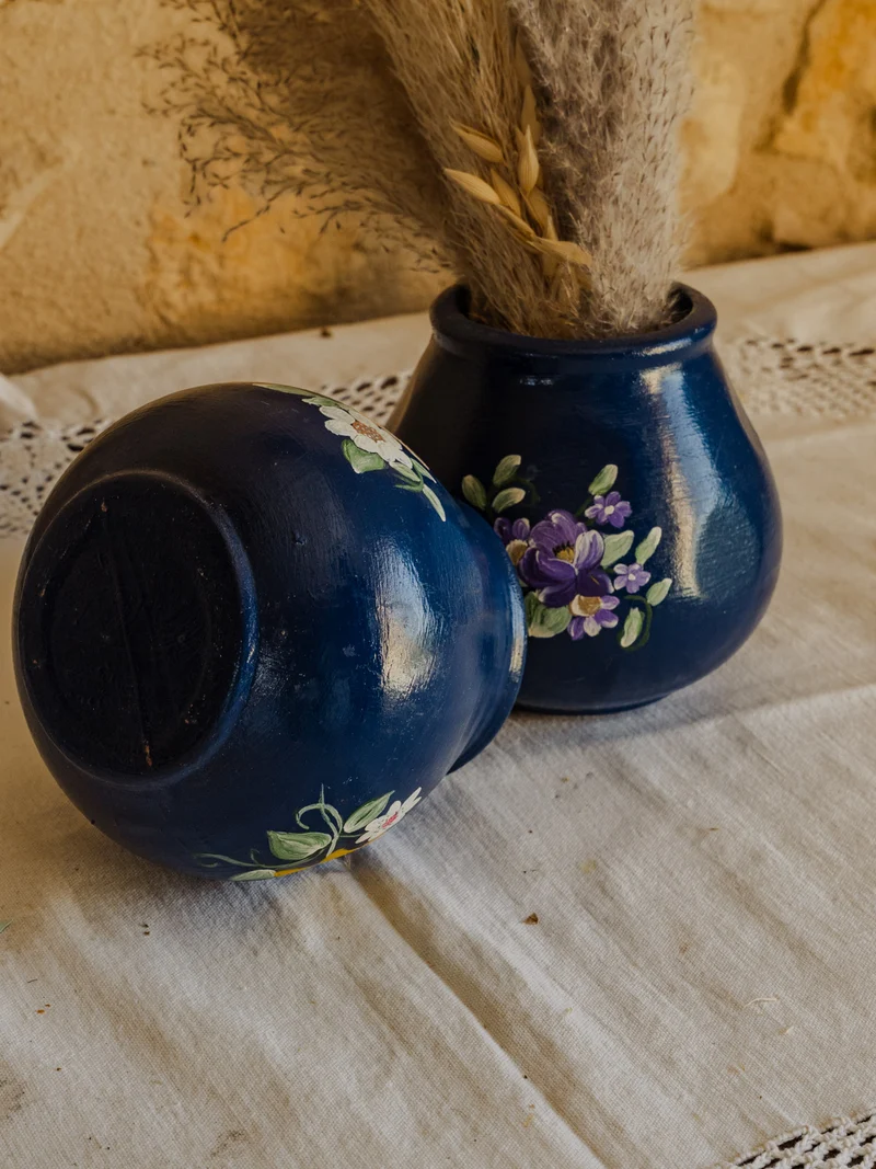 Edmond, la paire de petits vases en céramique N°146