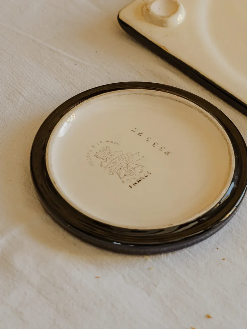 Nestor, le lot de 3 dessous de plats en faïence N°598