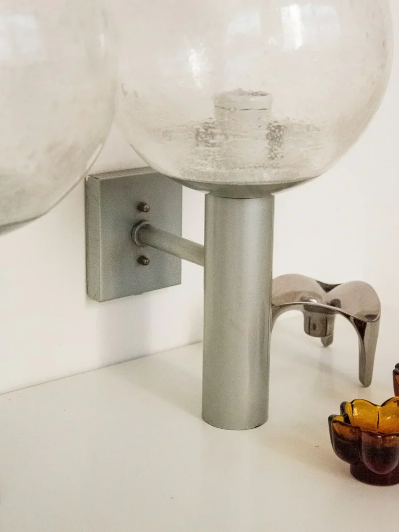 Suzette, la paire d'appliques en verre soufflé N°192