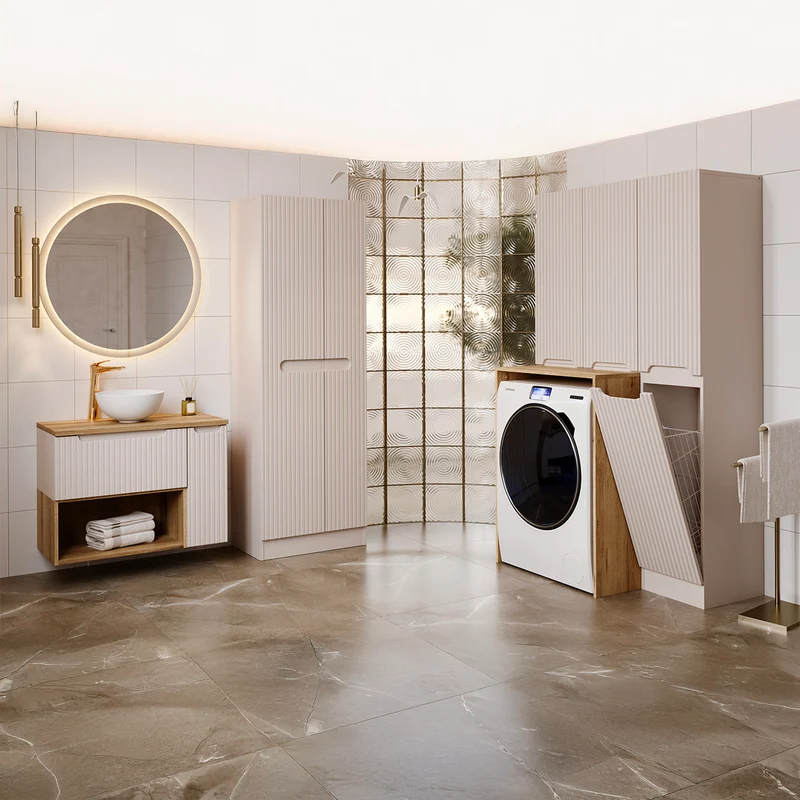 Armoire 2 portes Riva Cachemire