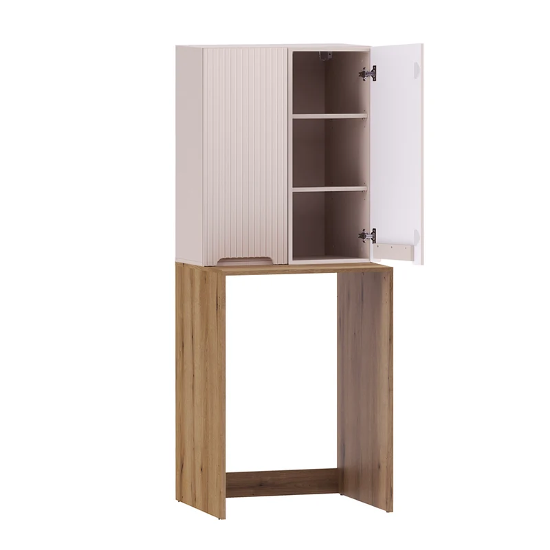 Armoire machine à laver 2 portes Riva Cachemire