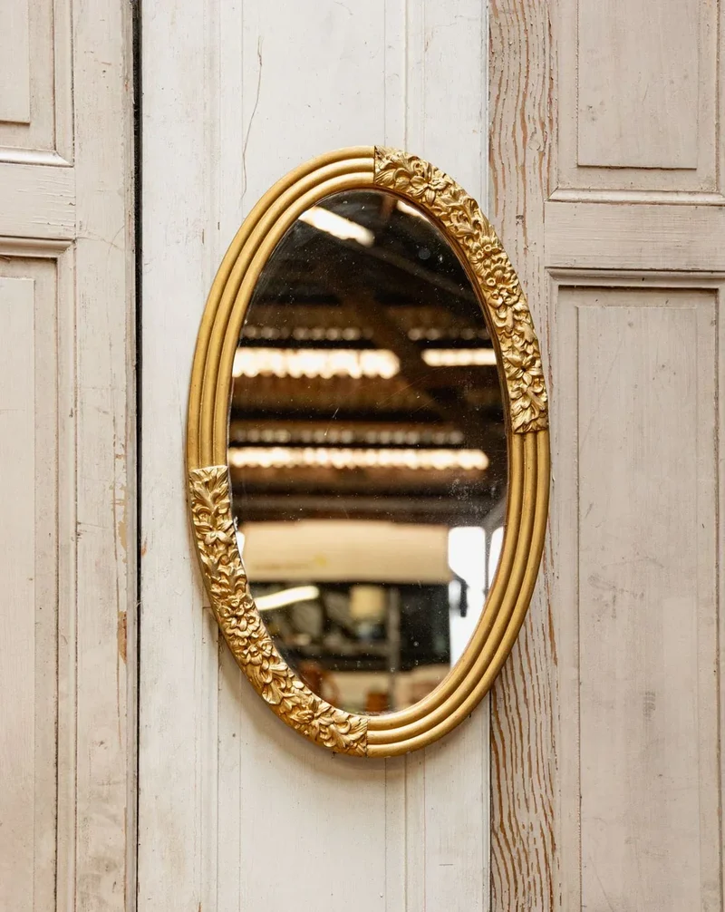 Georges, le miroir ovale doré N°1006