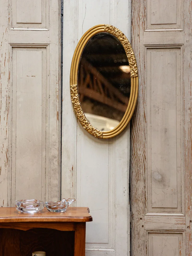 Georges, le miroir ovale doré N°1006