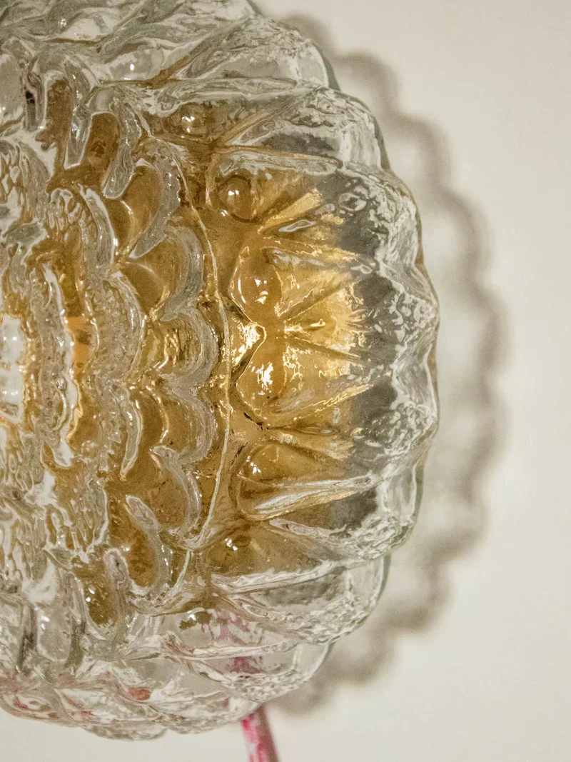 Suzette, l'applique florale dorée en verre N°162