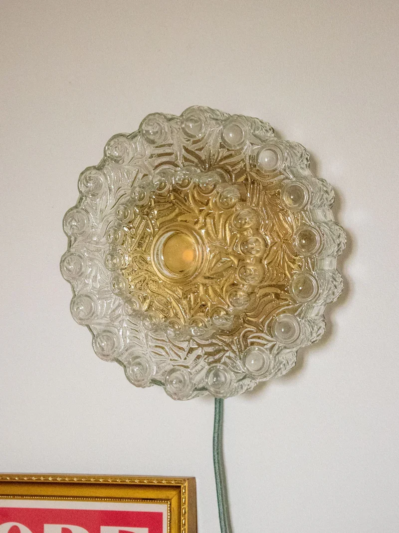 Suzette, l'applique dorée en verre N°156
