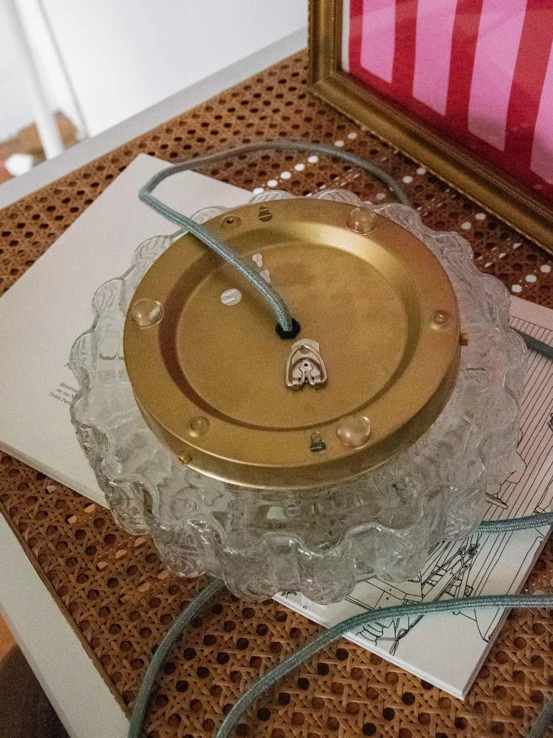 Suzette, l'applique dorée en verre N°156