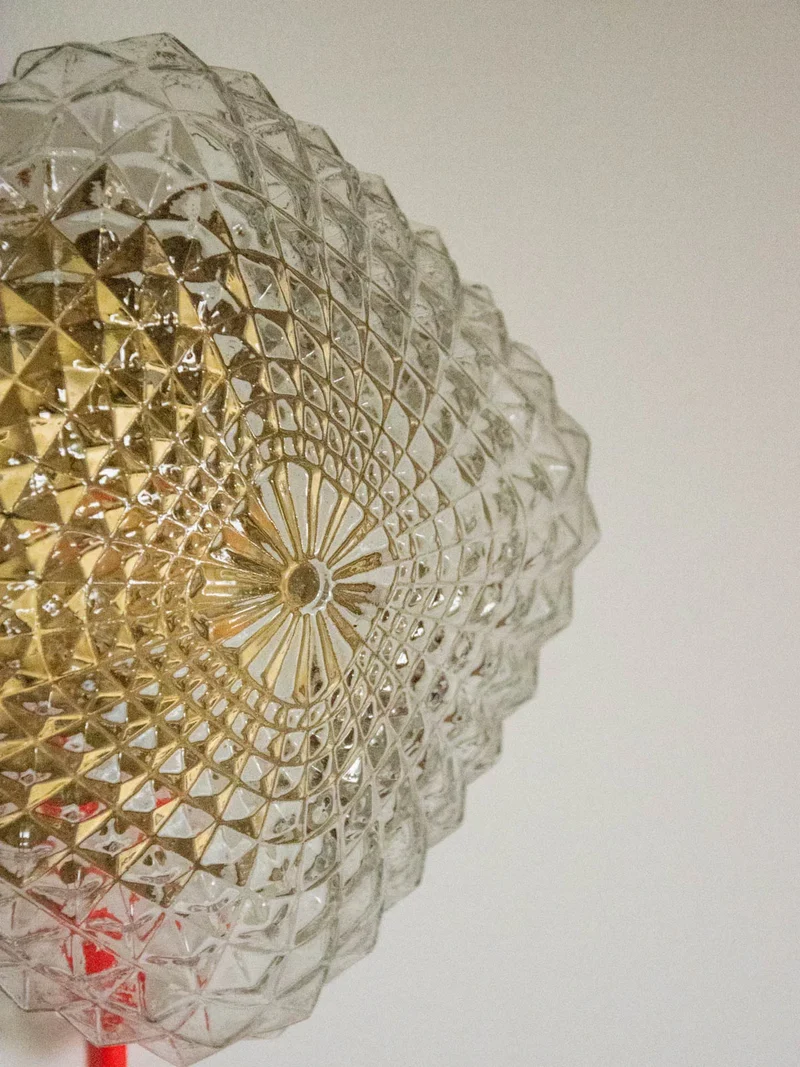 Suzette, l'applique losange en verre et métal N°154