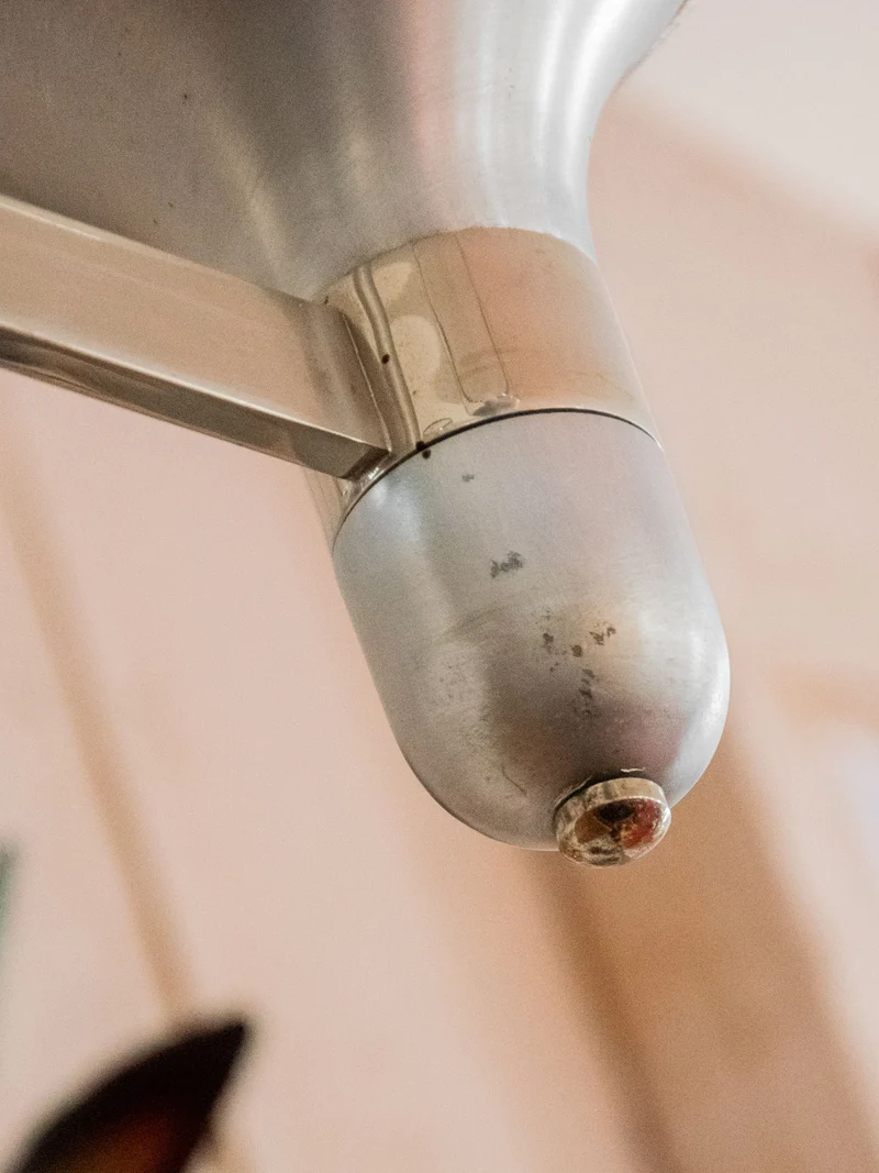Sonia, la suspension années 70 inox et chrome N°237