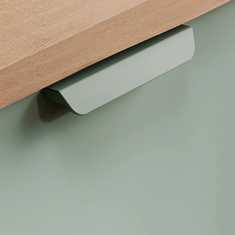 Ensemble meuble sous-vasque 120cm et colonne Oria Vert mat