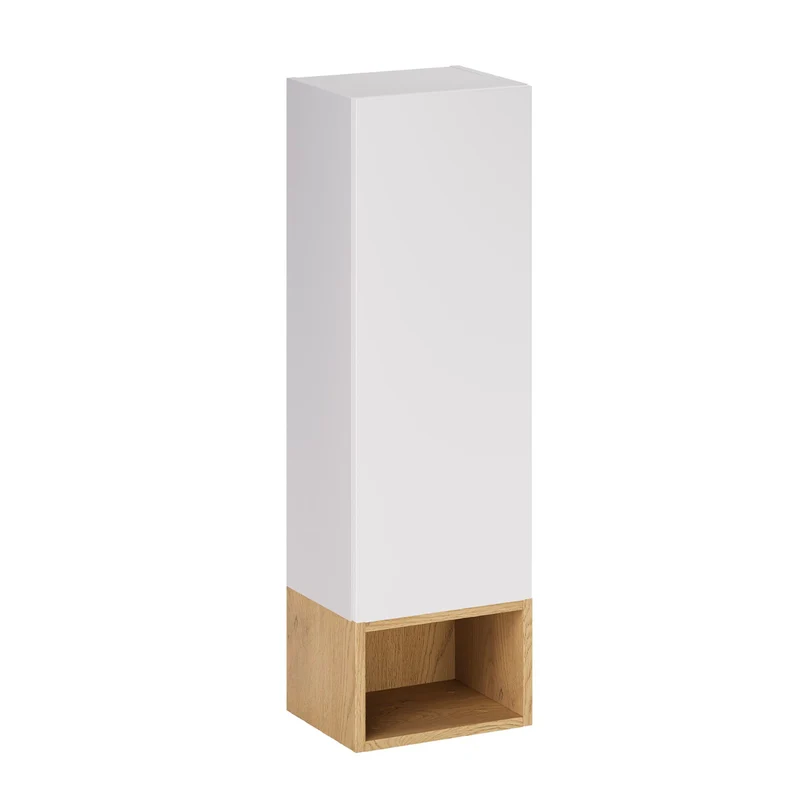 Armoire murale 1 niche Oria Blanc mat