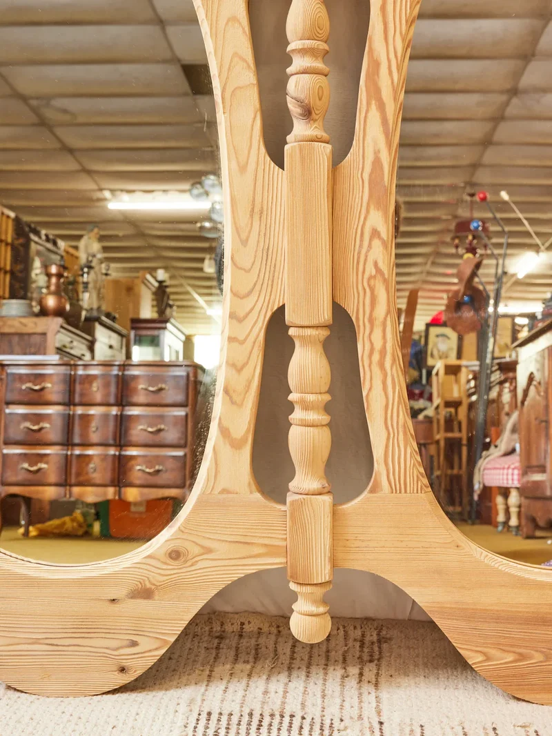 Georges, le grand miroir sablé en bois massif N°1036