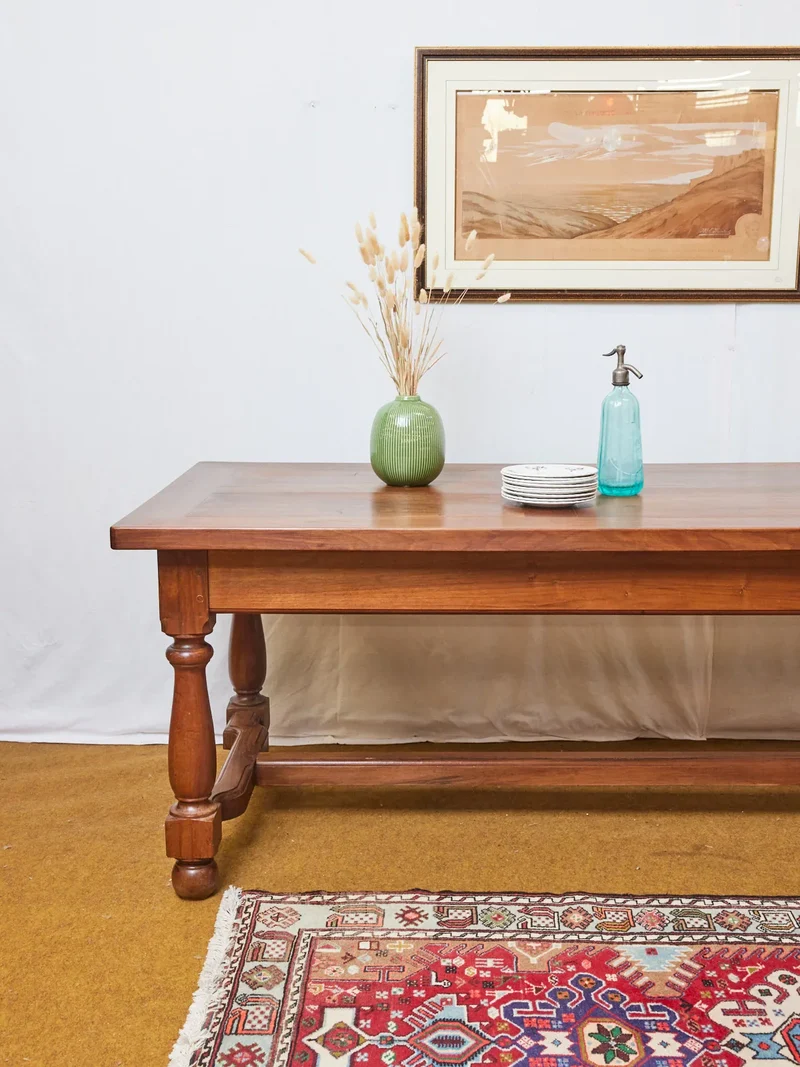 Romy, la grande table de monastère en noyer N°644