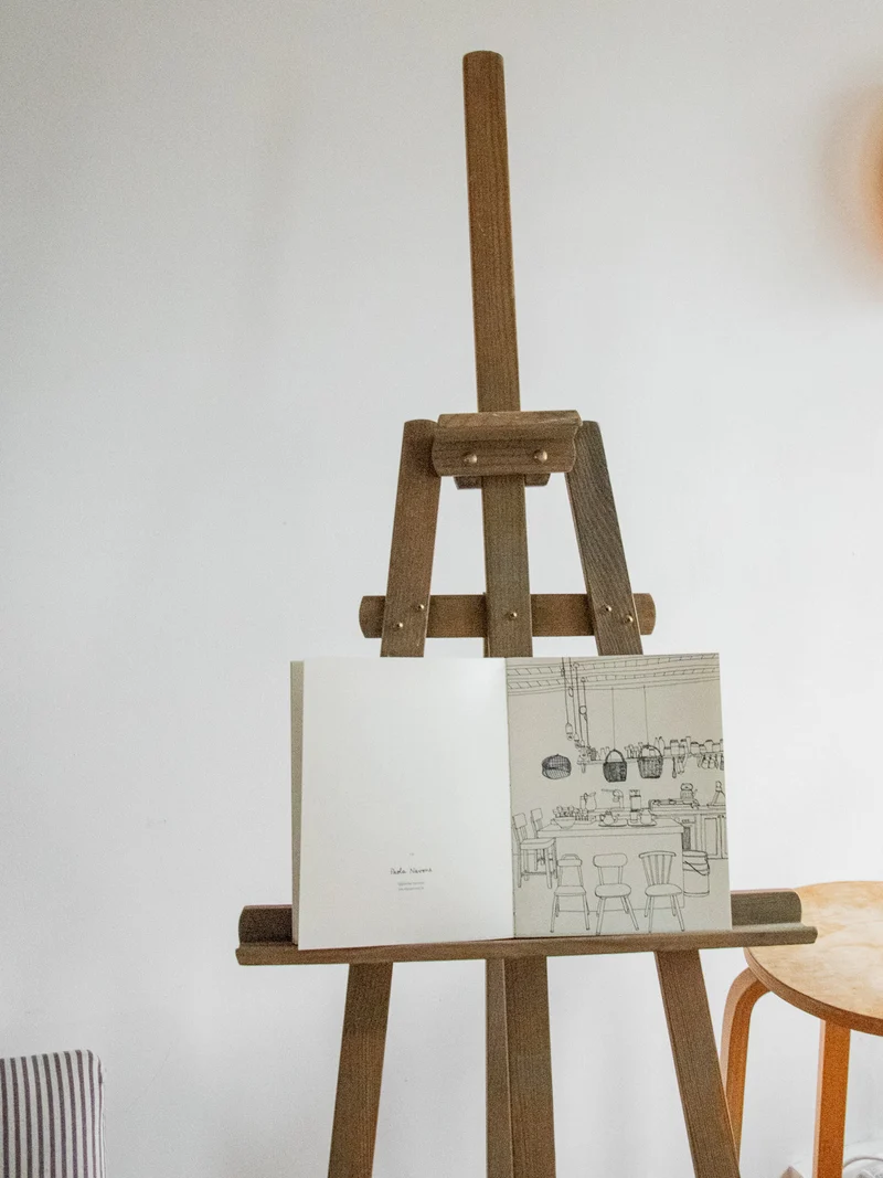Pablo, le chevalet de peintre en bois N°11
