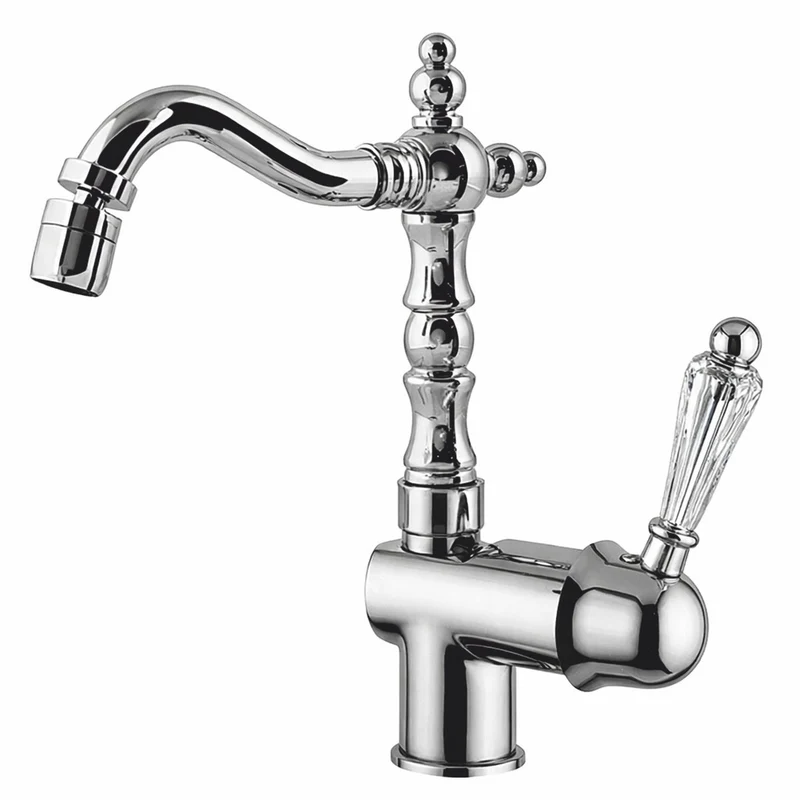 Casa Padrino Luxus Jugendstil Waschtisch Armatur H. 24 cm - Made in Italy