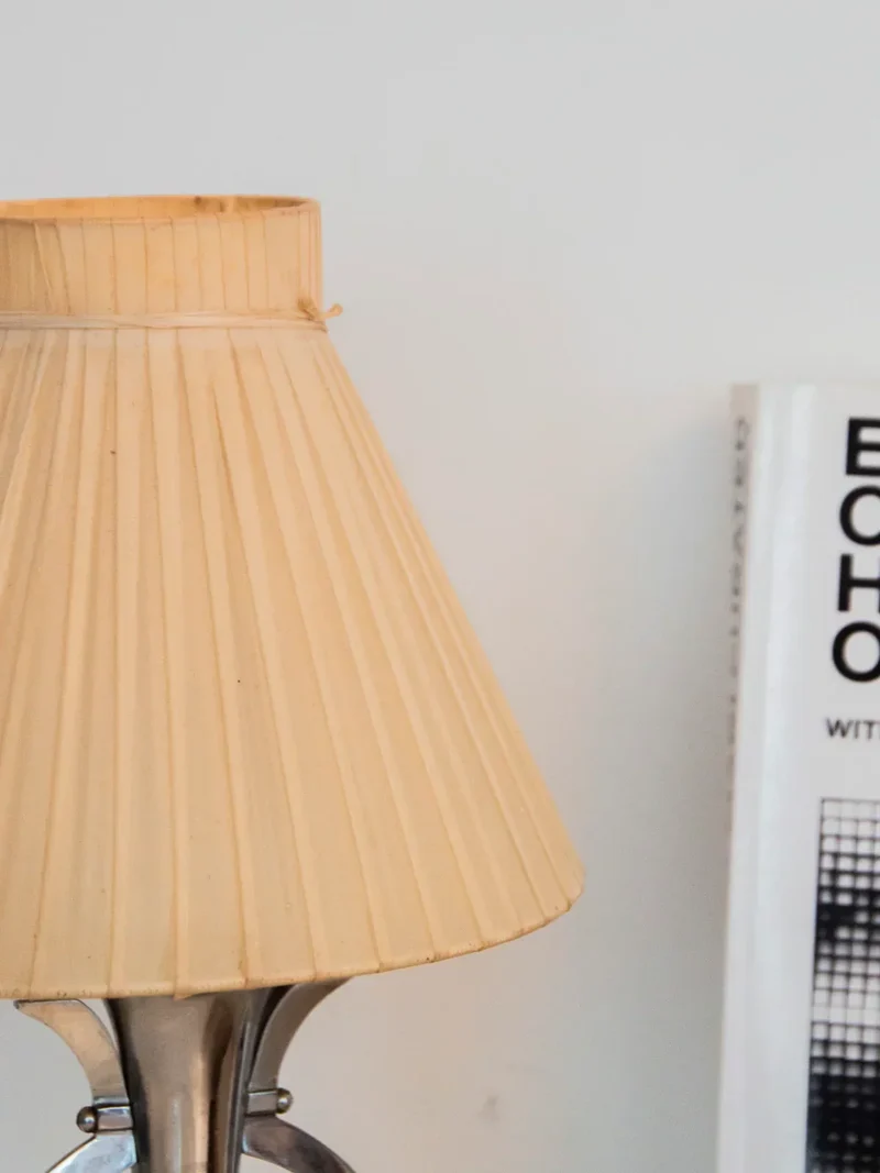 Julia, la lampe en chrome et verre N°826