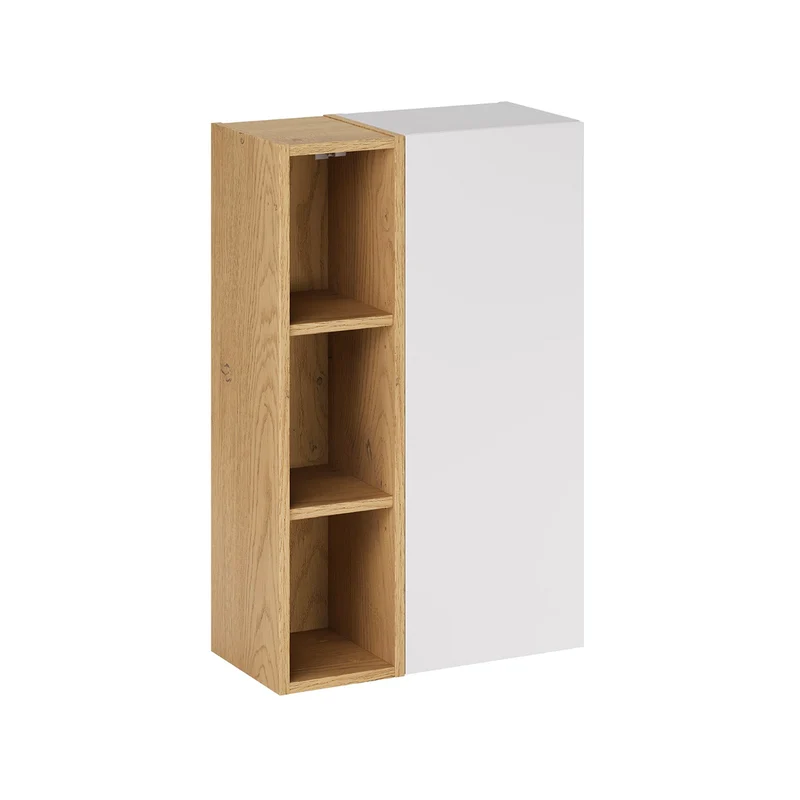 Armoire murale 3 niches Oria Blanc mat