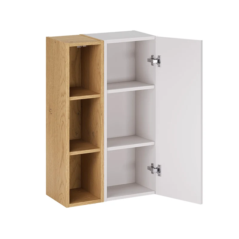 Armoire murale 3 niches Oria Blanc mat
