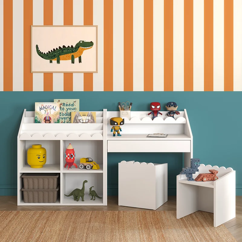 Bibliothèque Bellamy Book Nook Blanc